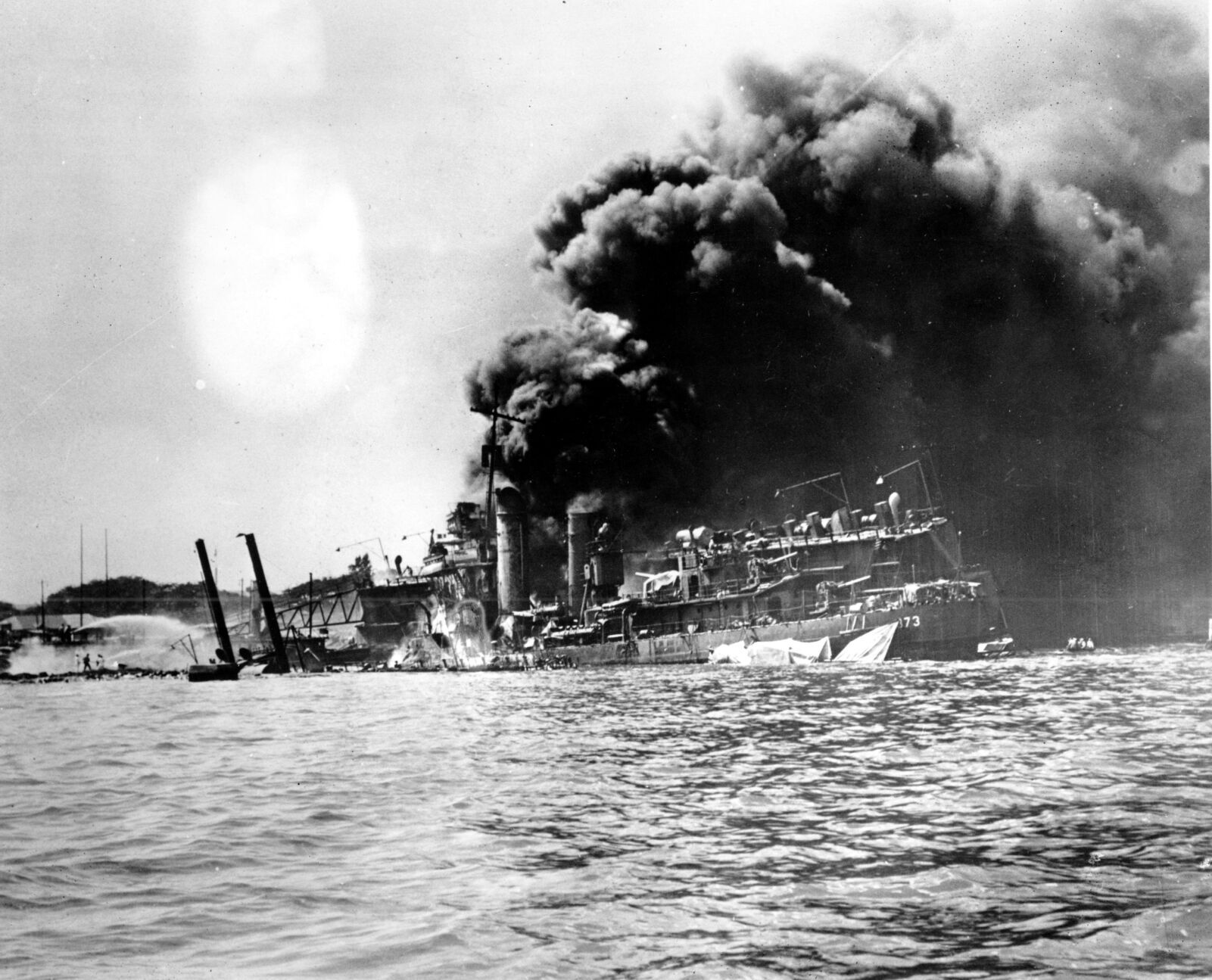 WWII USS SHAW PEARL HARBOR